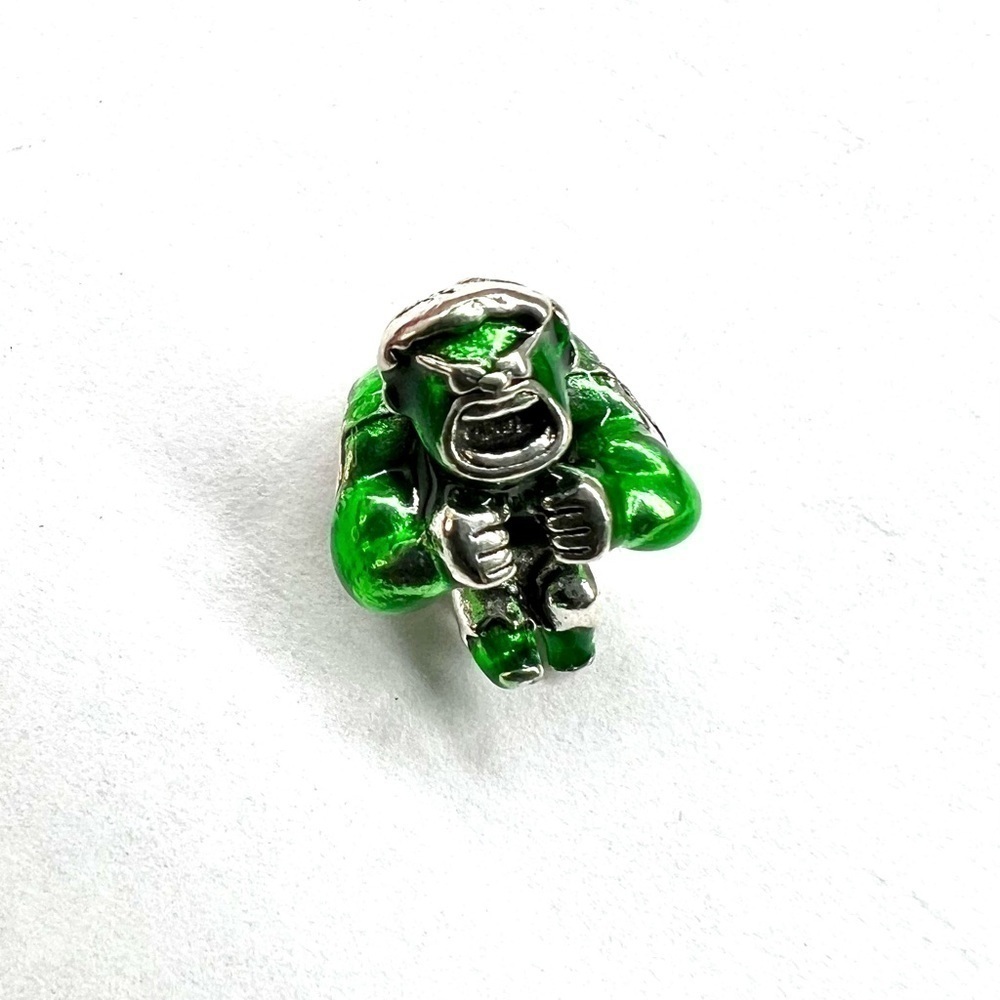 Angry Green Man European Charm - Collectable Character Edition